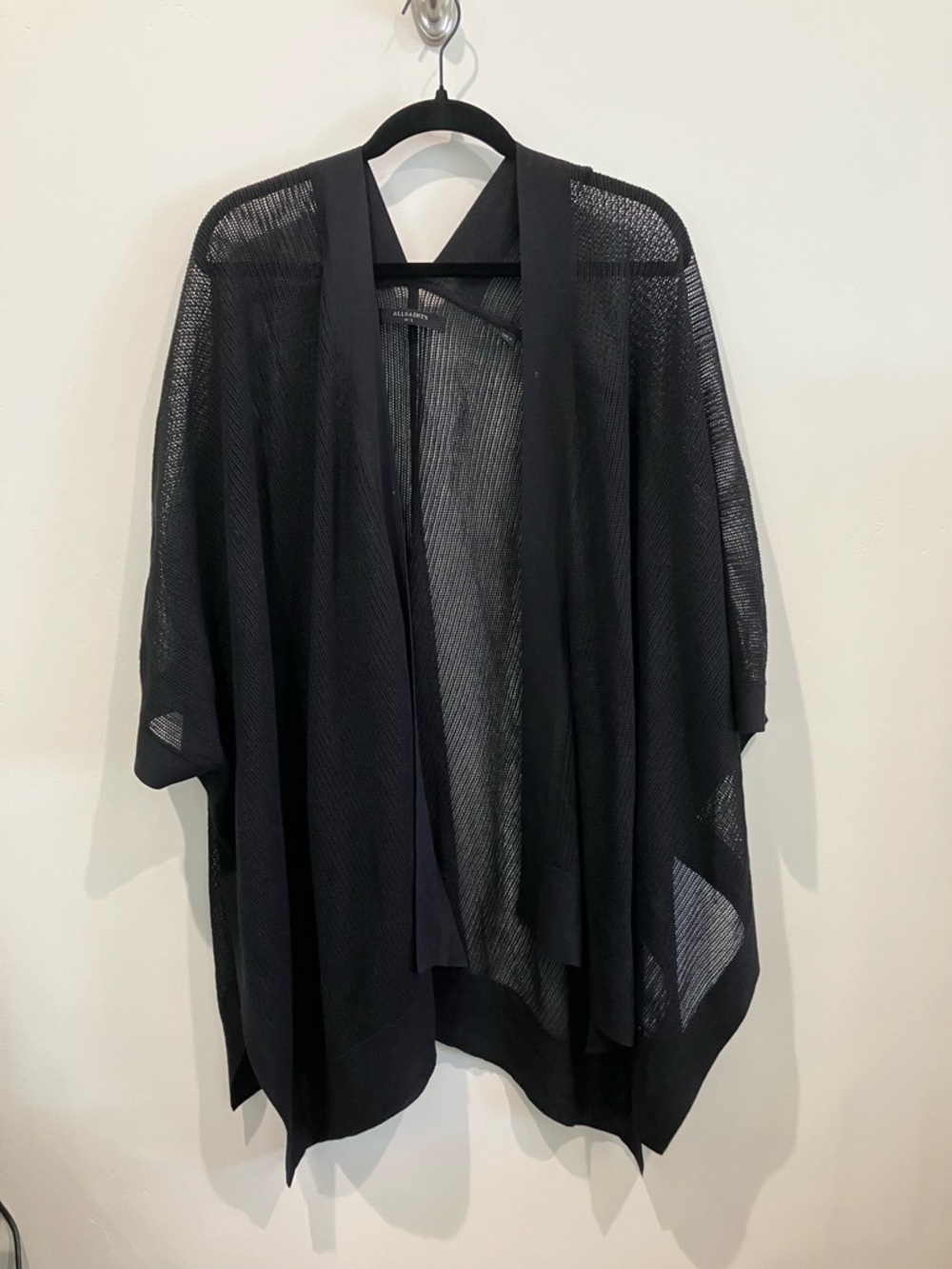 AllSaints Bishi Kimono Cardigan Black